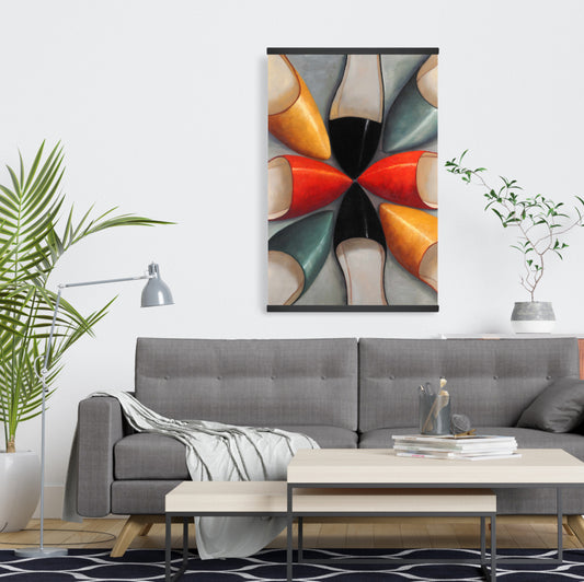 Women's Shoes Canvas - Contemporary Bedroom Decor Art