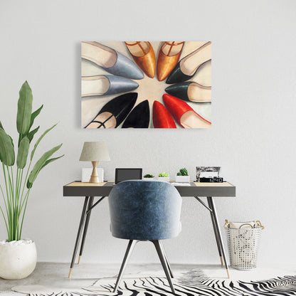 Five Pair Women Shoes Canvas | Bedroom Fashion Home Decor