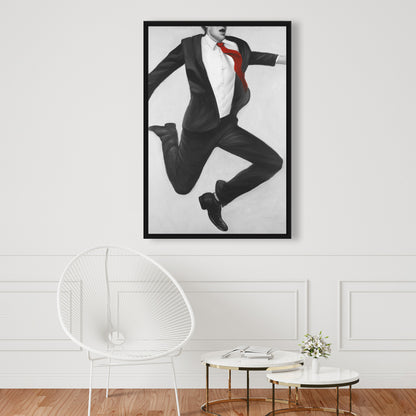 Toile encadrée Homme classique – Décoration élégante pour la chambre