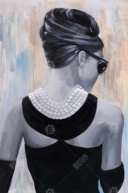 Audrey Hepburn Magnetic Canvas - Fashion Bedroom Wall Decor
