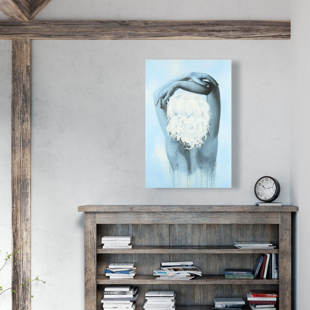 Sweet Woman Modern Canvas - Elegant Bedroom Home Decor
