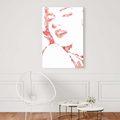 Romantic Flowers Canvas - Glamor Marilyn Monroe Home Decor