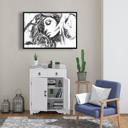 Toile « Danse toute la nuit » | Décoration murale contemporaine pour chambre à coucher