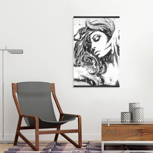 Dance All Night Woman Canvas | Contemporary Home Decor Art