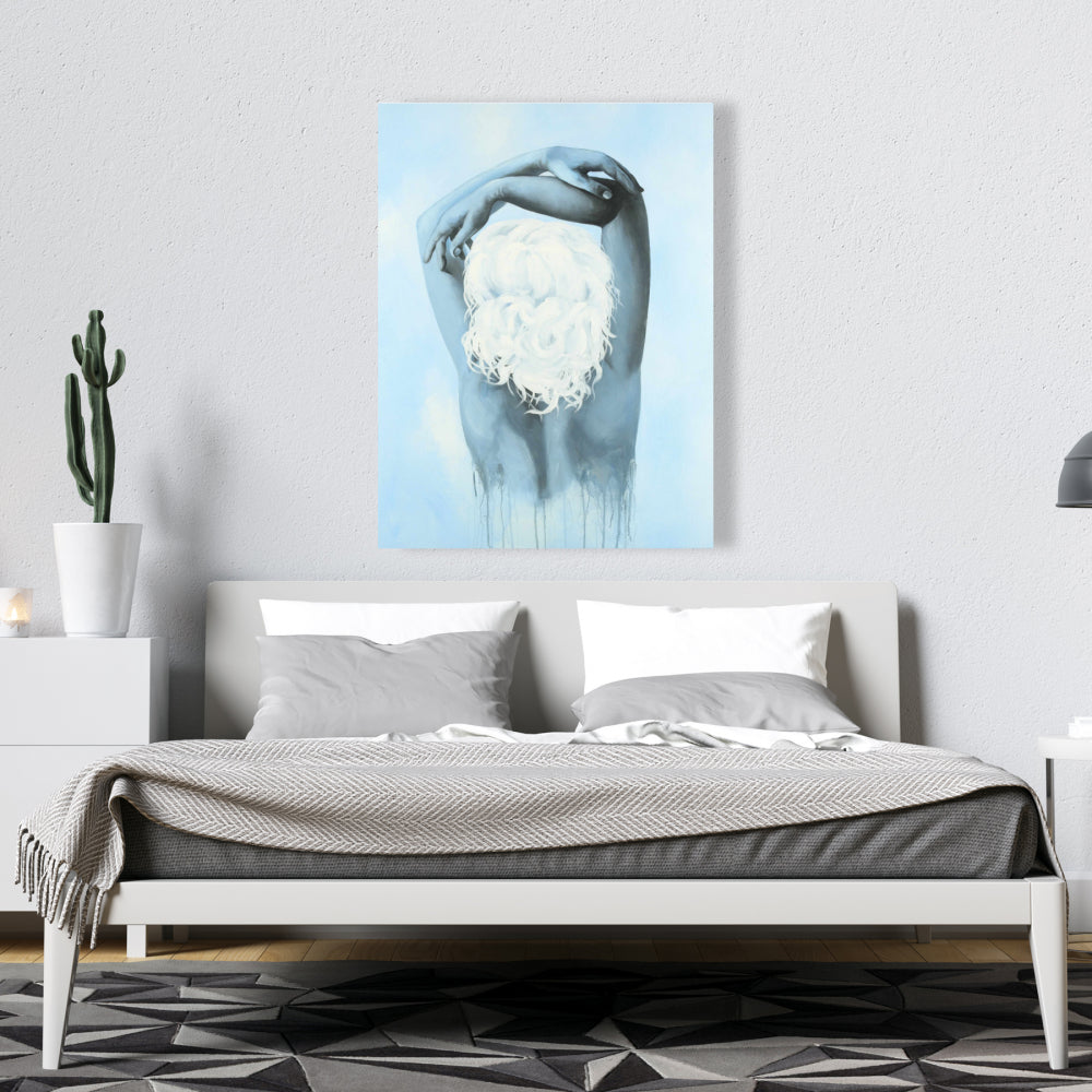 Sweet Woman Modern Canvas - Elegant Bedroom Home Decor