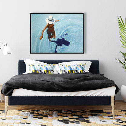 On Vacation Sea Exotic Bedroom Framed Canvas | Home Decor