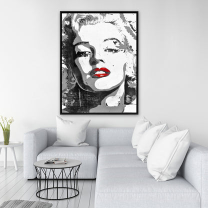 Marilyn Monroe Retro Figurative Bathroom Canvas | Home Decor