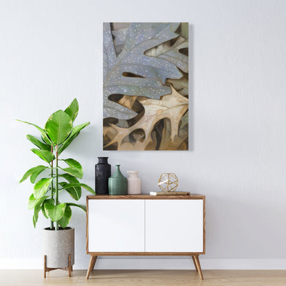 Autumn Leaves Canvas - Brown Floral & Botanical Home Decor