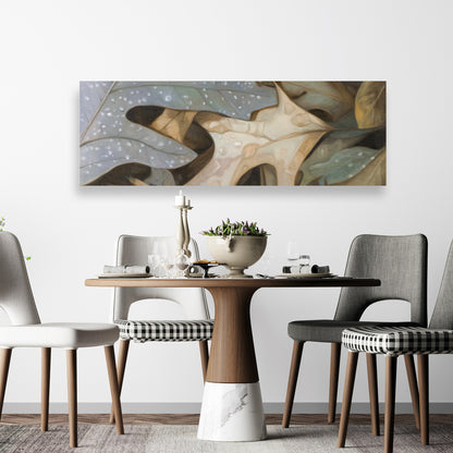 Autumn Leaves Canvas - Brown Floral & Botanical Home Decor