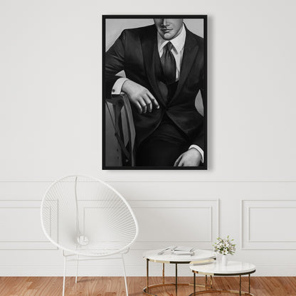 Toile d'homme d'affaires contemporain | Décoration murale moderne pour chambre à coucher