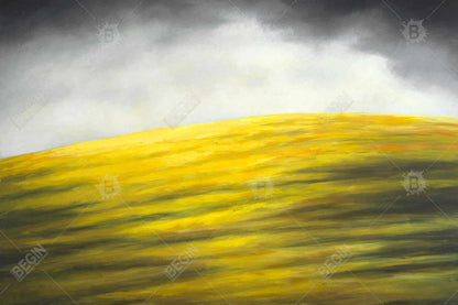 Yellow Hill Outdoor Area Rug | Yellow Mountains Home Decor