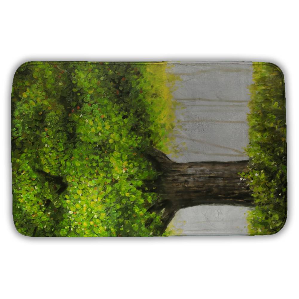 Big Green Tree Canvas | Brown Trees Bedroom Home Decor