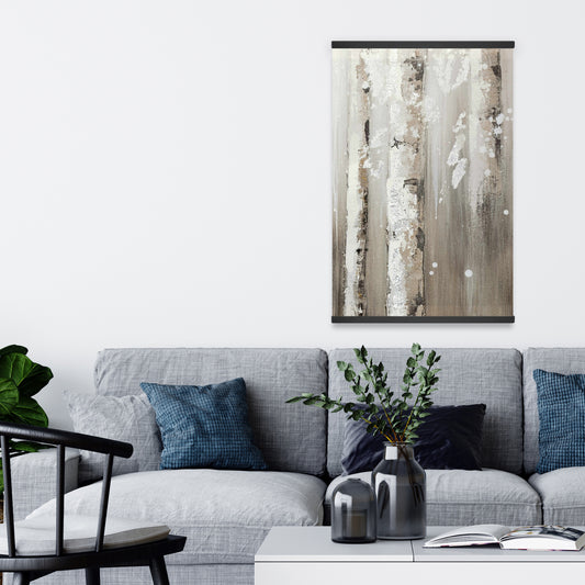 Delicate Birch Trees Magnetic Canvas - Modern Home Decor