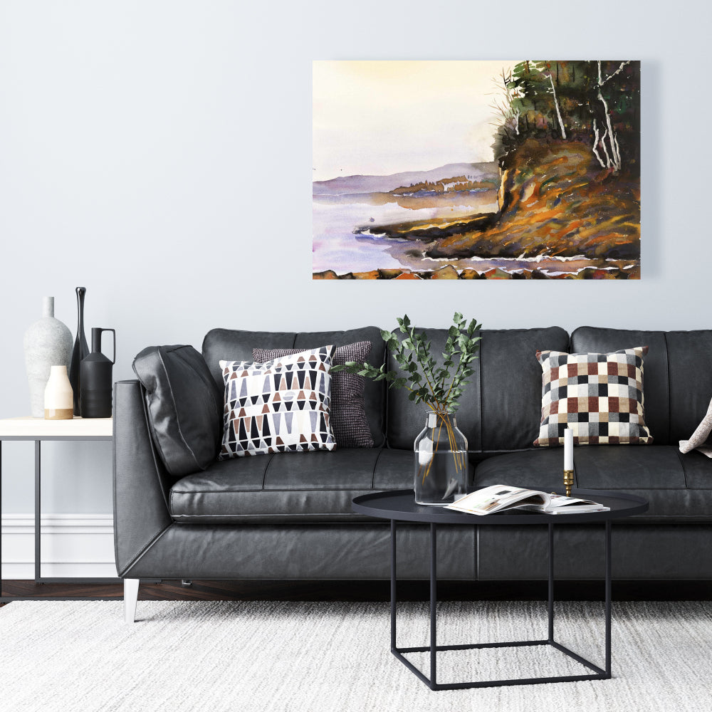 Peaceful Lake Canvas | Landscapes Trees Home Decor Art