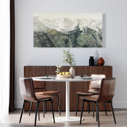 Mountainous Landscape Canvas | Contemporary Home Decor Art