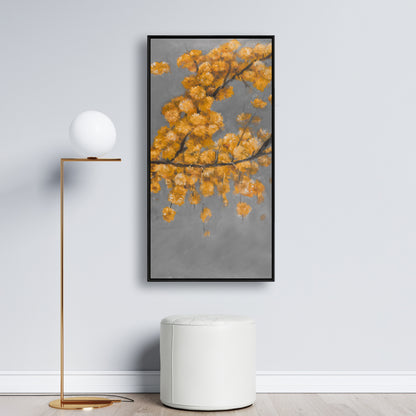 Golden Wattle Floral Canvas | Botanical Home Decor Wall Art