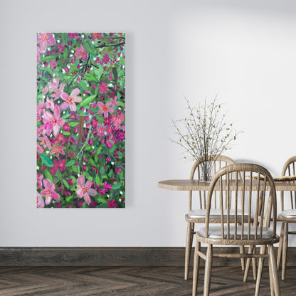 Cherry Tree Blooming Canvas - Floral Botanical Home Decor