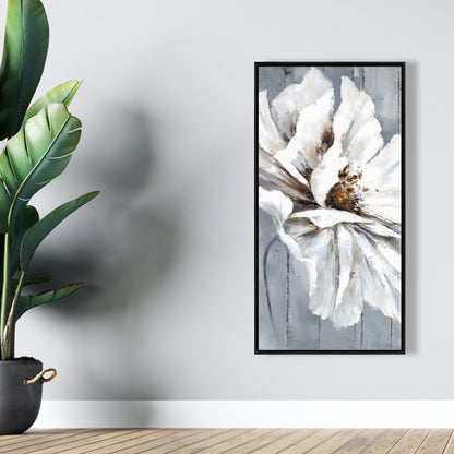 Floral & Botanical Bedroom Canvas | Flower on Wood Decor
