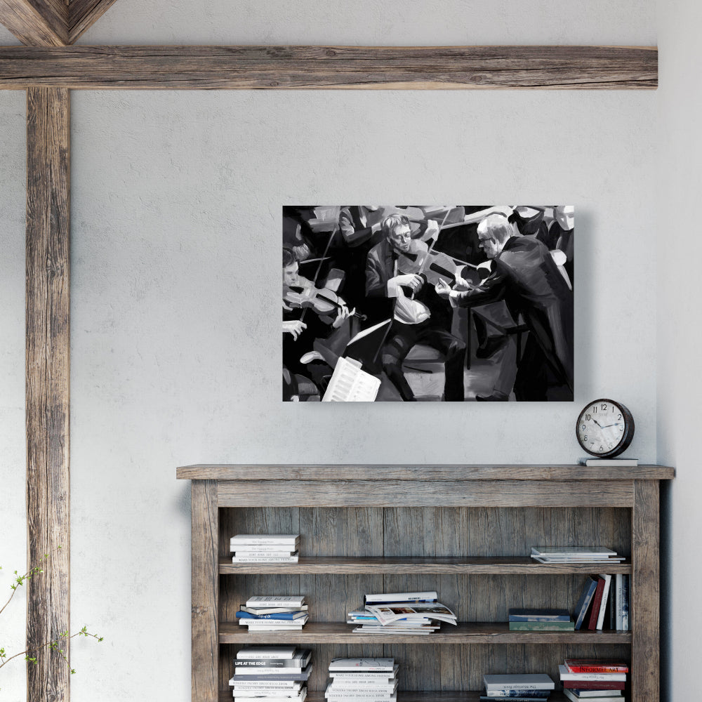 Symphony Orchestra Canvas | Contemporary Living Room Decor