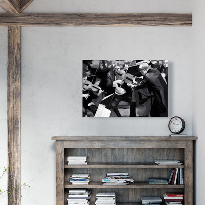 Symphony Orchestra Canvas | Contemporary Living Room Decor