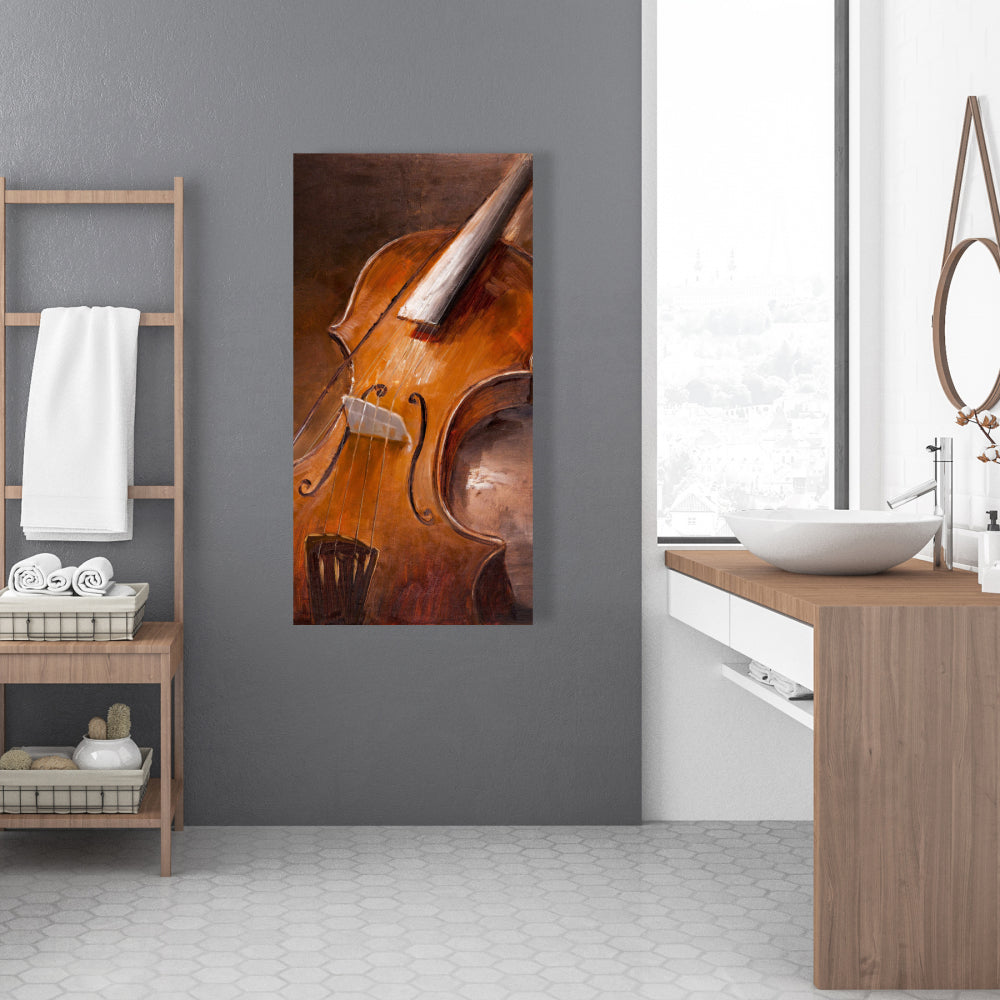 Musical Brown Alto Instrument Canvas | Home Decor Wall Art