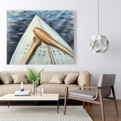 Canoe Adventure Marine Canvas | Bedroom Sports & Games Decor
