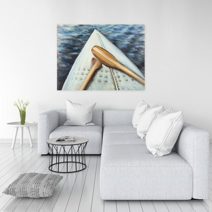 Toile « Aventure en canoë » | Décoration de chambre, sports et jeux