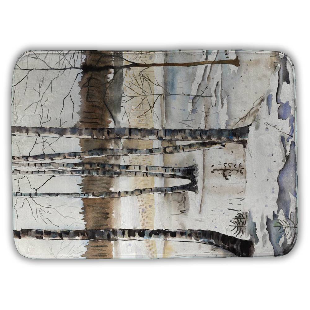 Winter Swamp Canvas | Rustic Bedroom Landscape Home Decor