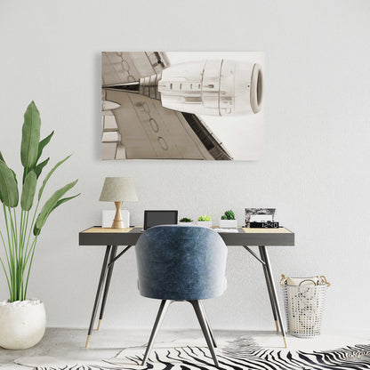 Underside Aviation Canvas | Man Cave Home Decor Wall Art