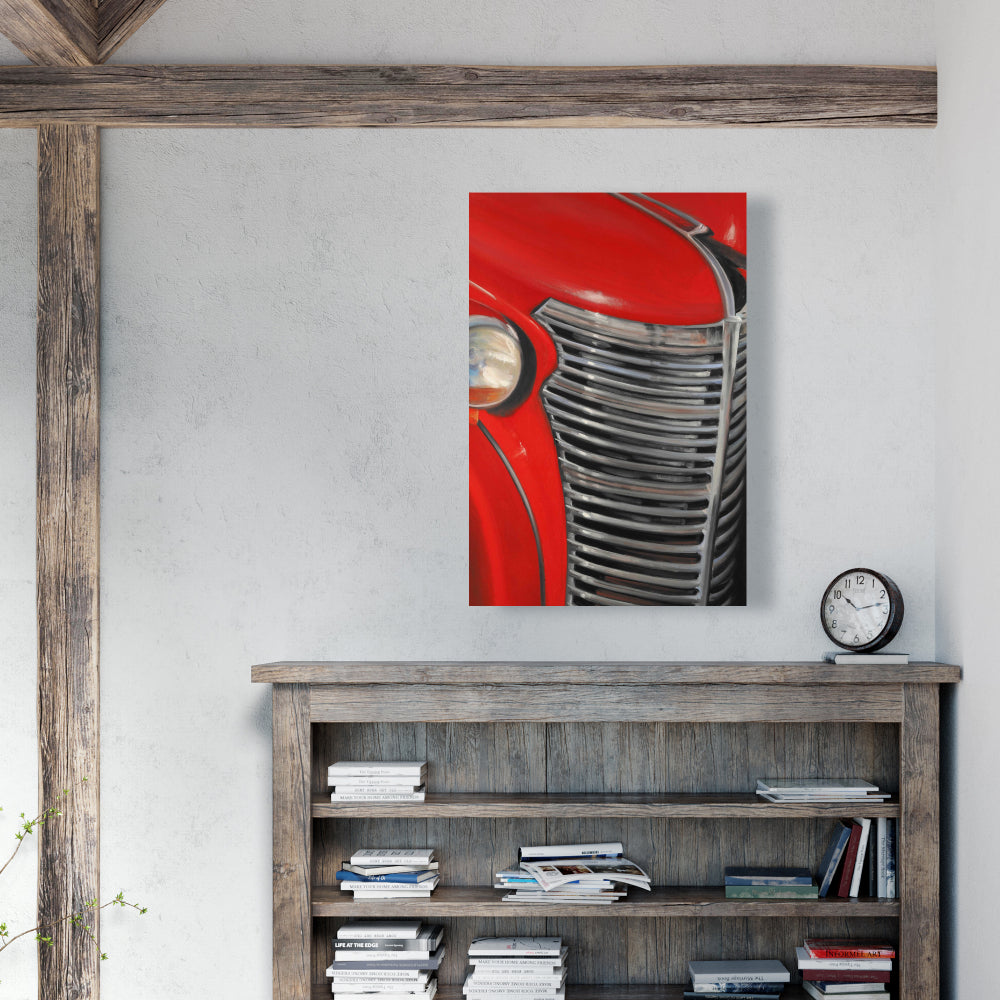 Toile vintage « Voiture des années 50 » | Décoration de chambre | Art du transport