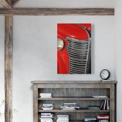 Toile vintage « Voiture des années 50 » | Décoration de chambre | Art du transport