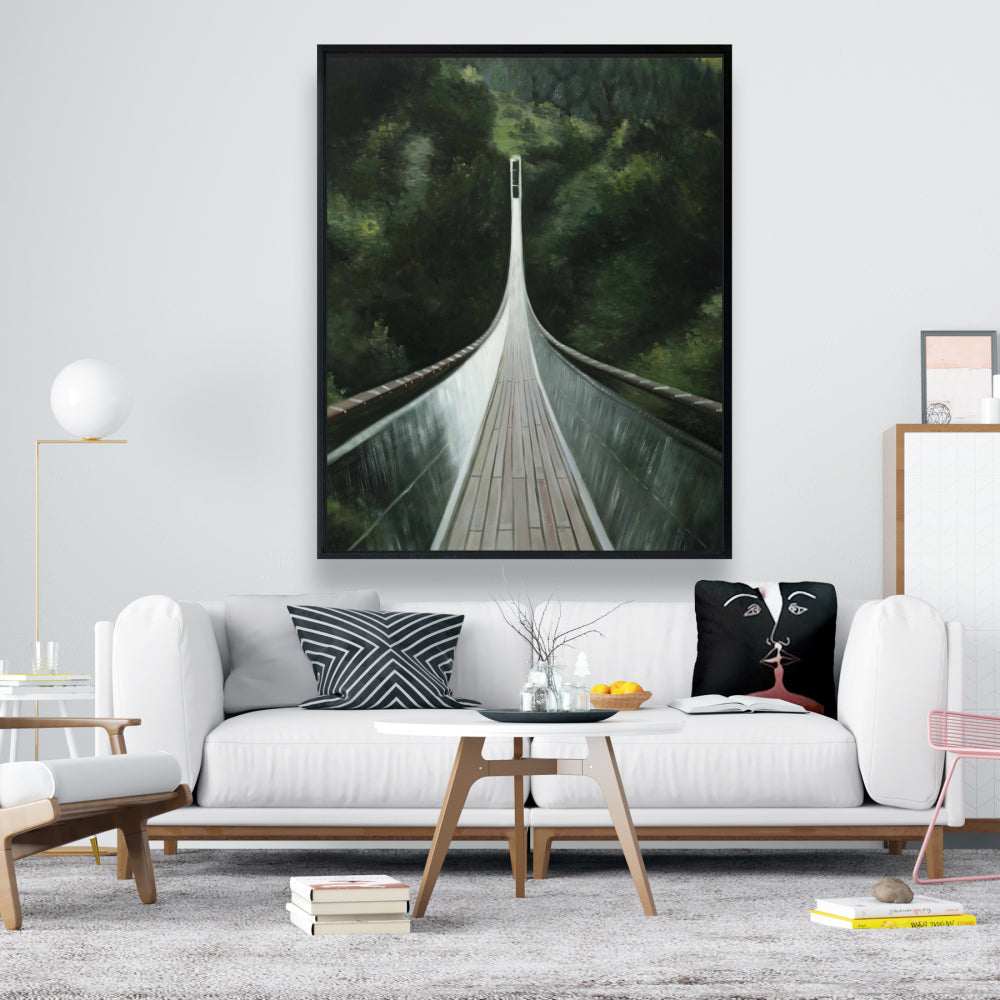 Toile encadrée « Pont escarpé » : Paysages modernes, pour décoration de chambre