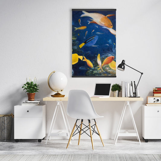 Colorful Fish Canvas | Exotic Aquatic Animals Home Decor