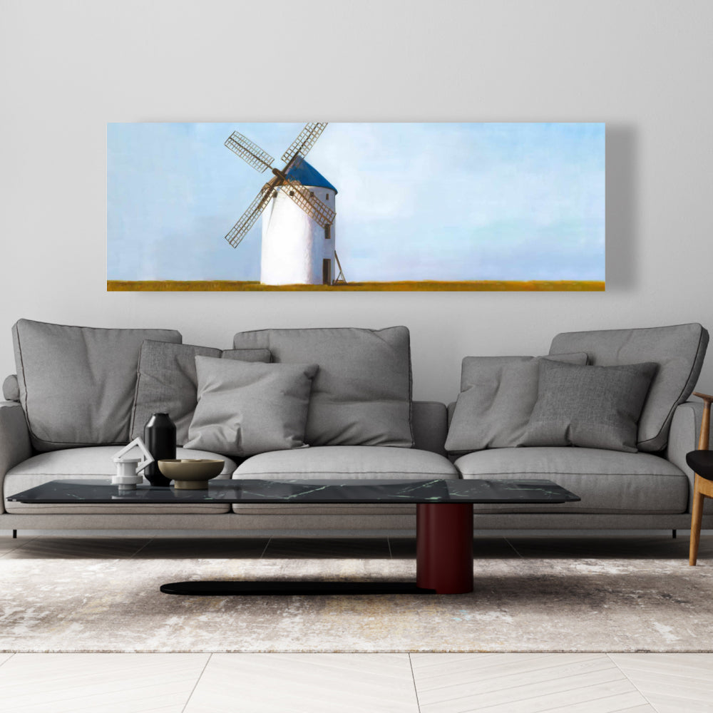Big Windmill Canvas - Building Landscapes Living Room Decor