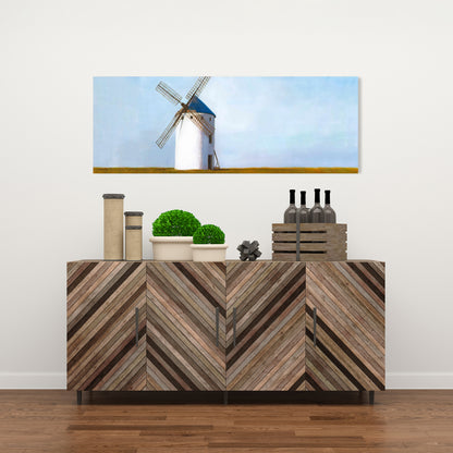 Big Windmill Canvas - Building Landscapes Living Room Decor