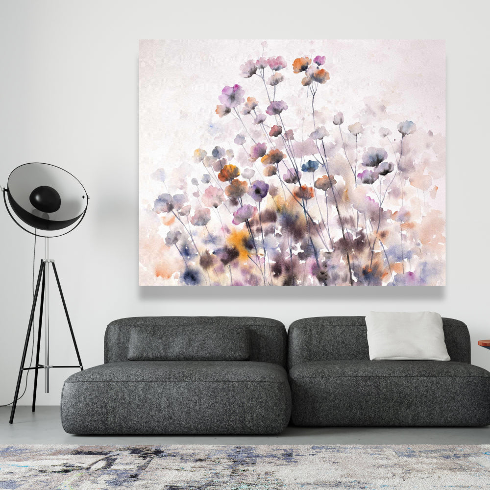 Wildflowers Romantic Floral & Botanical Bedroom Canvas Decor