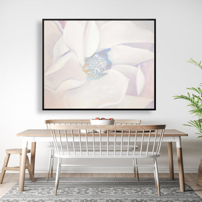 Delicacy Blue Floral Botanical Canvas | Home Decor Framed Art