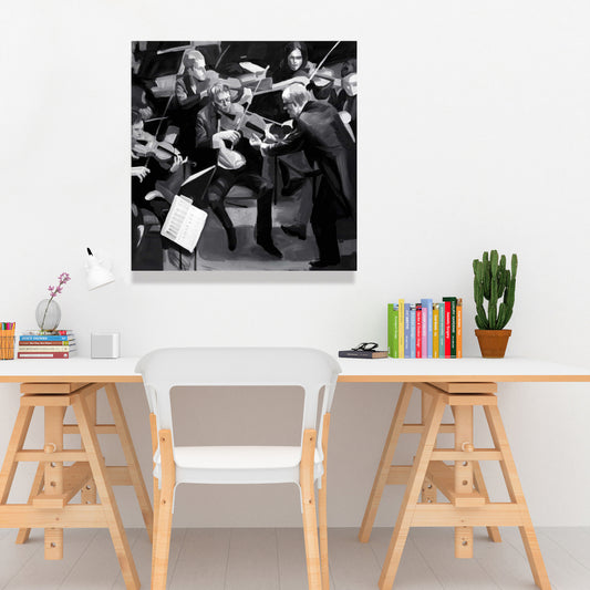 Symphony Orchestra Canvas | Contemporary Living Room Decor