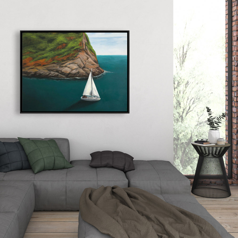 At Seda in Porto Venere | Marine Coastal Canvas for Bedroom Decor