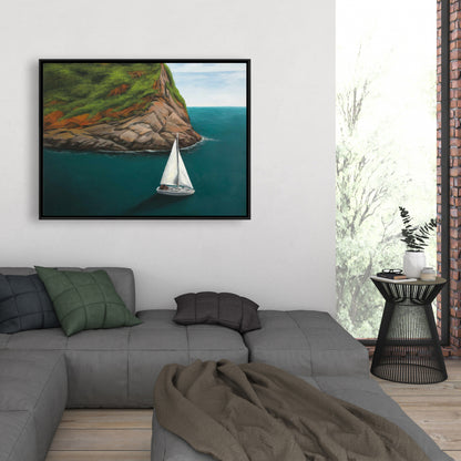 At Seda in Porto Venere | Marine Coastal Canvas for Bedroom Decor