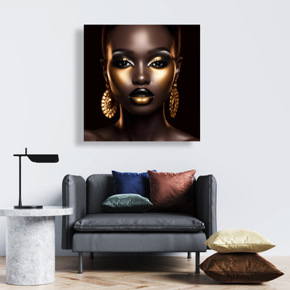 Piercing Gaze African Canvas | Bedroom Beauty Home Decor