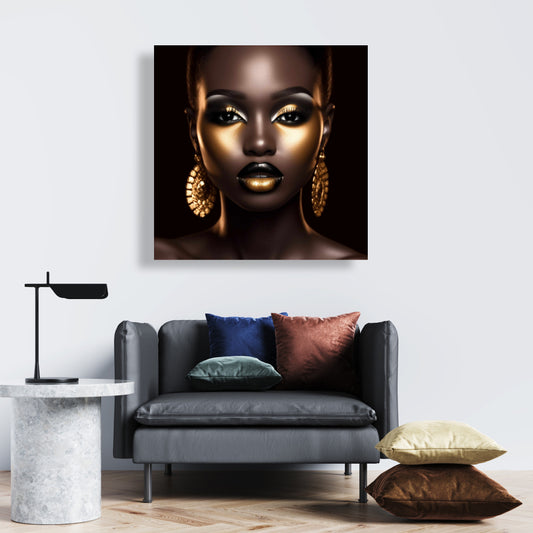 Piercing Gaze African Canvas | Bedroom Beauty Home Decor
