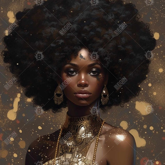 Natural Strength - Beauty Bedroom Figurative Framed Canvas Decor