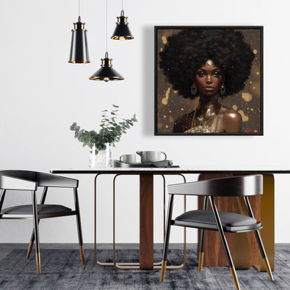 Natural Strength - Beauty Bedroom Figurative Framed Canvas Decor