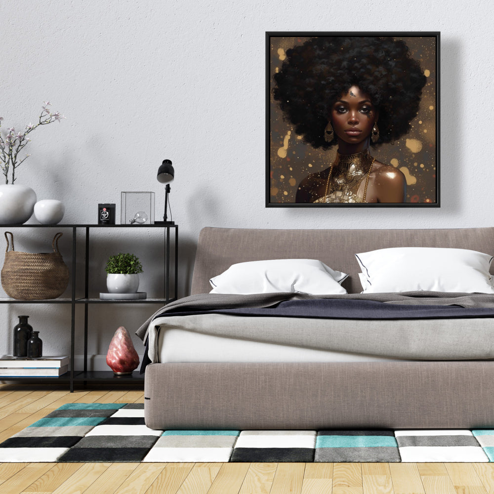 Natural Strength - Beauty Bedroom Figurative Framed Canvas Decor