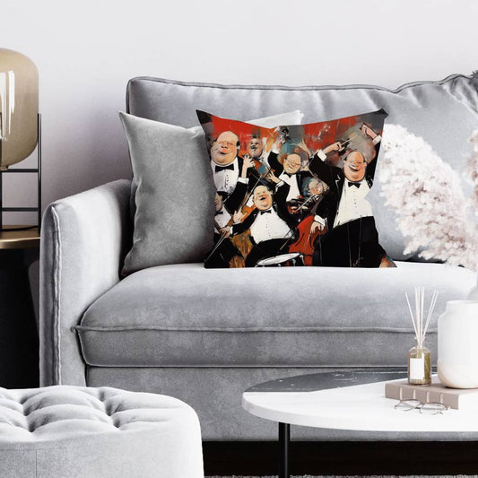 Minimalist White Abstract Pillow - The Group Home Decor