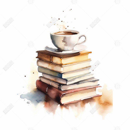 Relaxing Coffee White Canvas | Modern Home Decor Wall Art