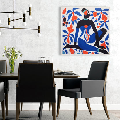 Pure Yoga Minimalist Abstract Canvas - Home Decor Art