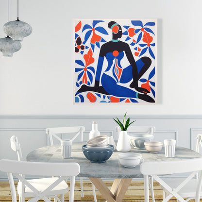 Pure Yoga Minimalist Abstract Canvas - Home Decor Art