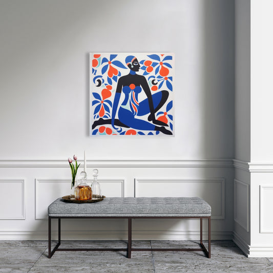 Beautiful Posture Canvas | Shapes Contemporary Bedroom Decor